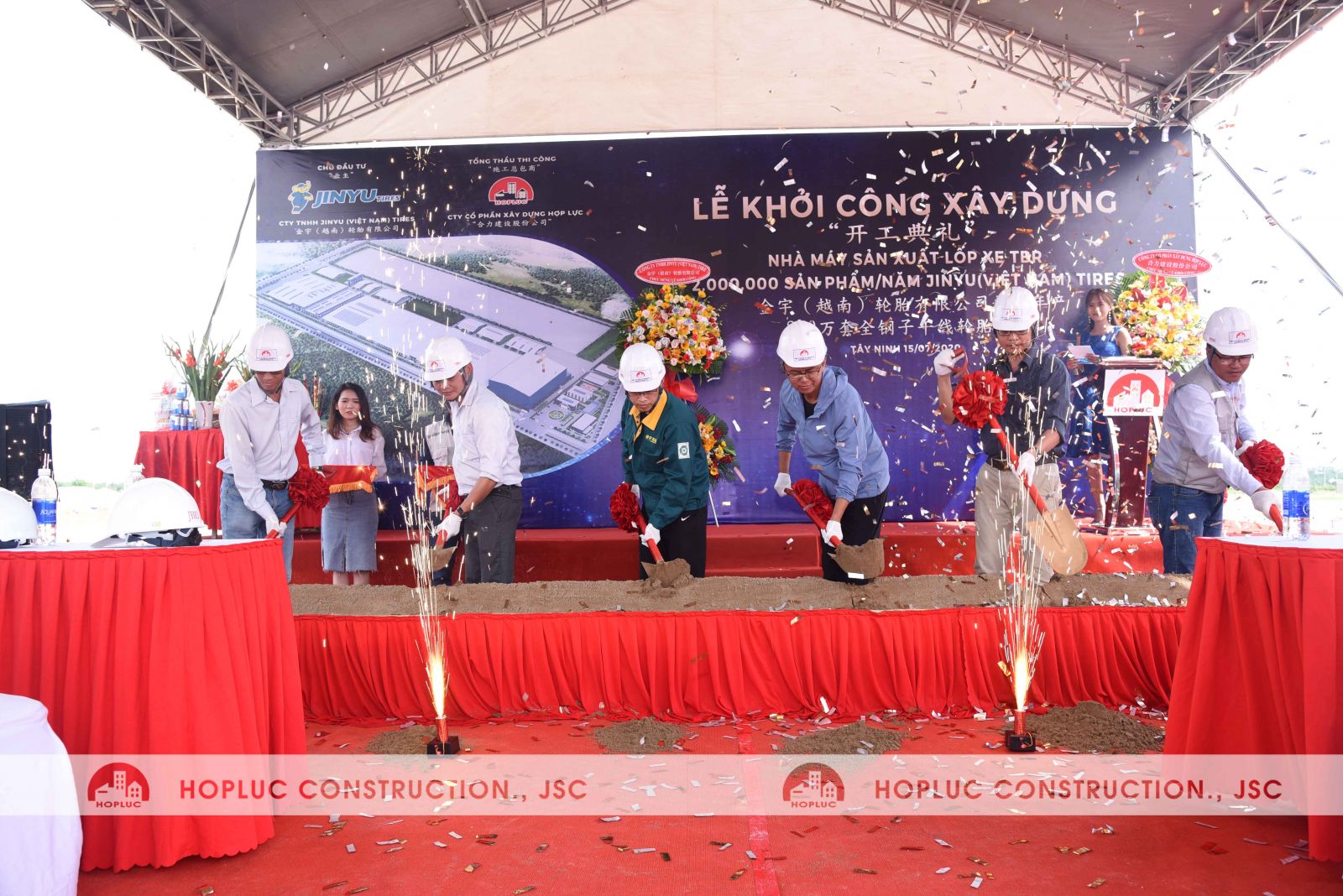 nhà xưởng, nhà xưởng luyện su, nhà máy lốp xe, TBR JINYU TIRE